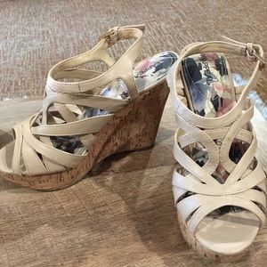 XAPPEAL NUDE WEDGES